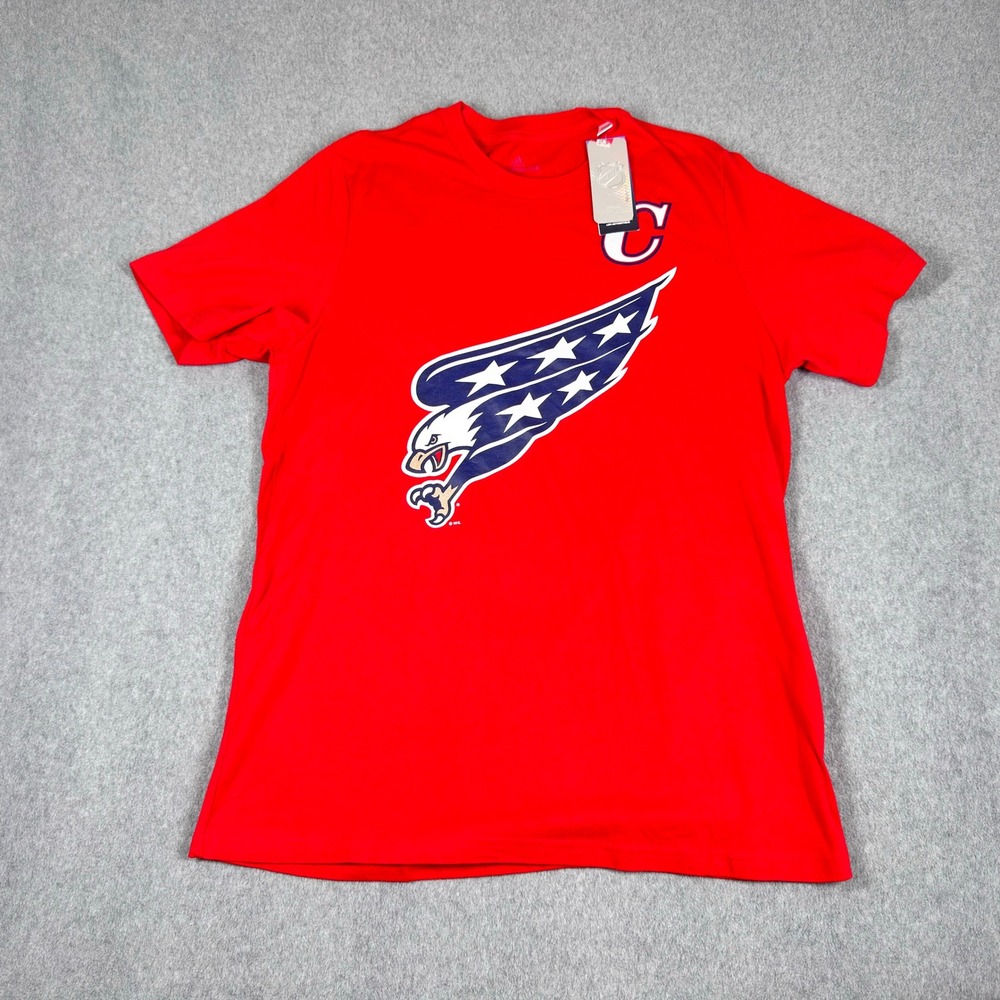Washington Capitals NHL Fanatics Short Sleeve Red T-Shirt #8 Ovechkin L Adidas